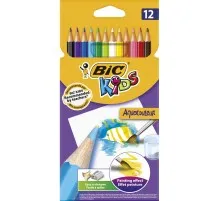 Олівці кольорові Bic Evolution Aquacouleur 12 шт (bc8575614)