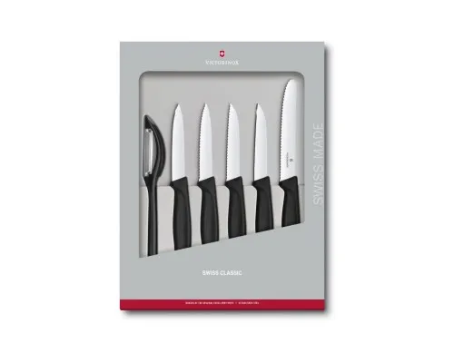 Набір ножів Victorinox SwissClassic Paring Set 6 шт Black (6.7113.6G)