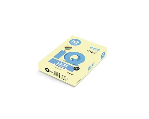 Бумага Mondi IQ color А4 pastel, 160g 250sh Yellow (YE23/A4/160/IQ)