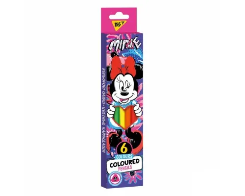 Карандаши цветные Yes Minnie Mouse 6 цв. (290650)