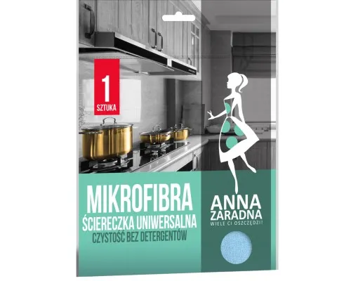 Салфетки для уборки Anna Zaradna из микрофибры универсальная 1 шт. (5903936012626)