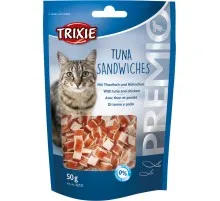 Ласощі для котів Trixie Premio Tuna Sandwiches тунець 50 г (4011905427317)