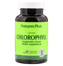 Трави Natures Plus Органічний Хлорофіл, Natural Chlorophyll, 90 капсул (NAP-01080)