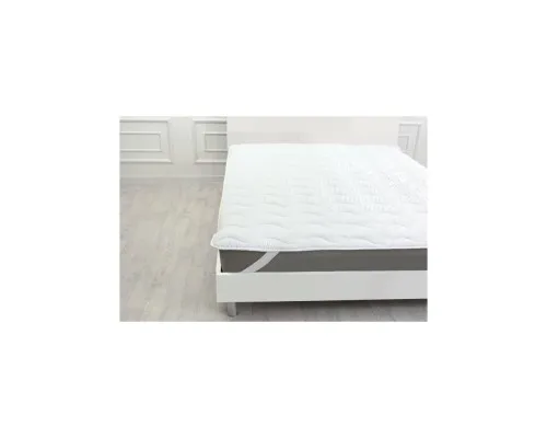 Наматрацник MirSon Eco Light №1727 Тенсель Modal Air-line на резинці по кутках White 180x190 см (2200002891332)