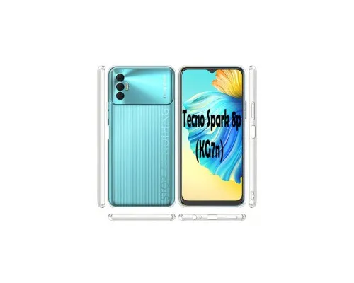 Чохол до мобільного телефона BeCover Tecno Spark 8p (KG7n) Transparancy (707628)