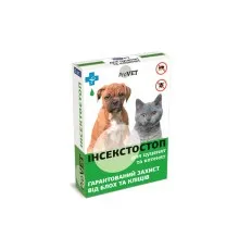 Краплі для тварин ProVET Інсектостоп від бліх та кліщів для кошенят та цуценят 6/0.5 мл (4820150200275)