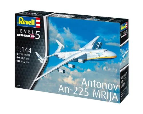 Збірна модель Revell Вантажний літак Ан-225 Мрія. Масштаб 1:144 (RVL-04958)