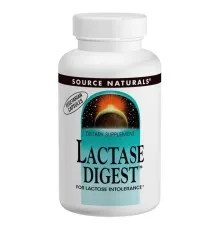 Вітамінно-мінеральний комплекс Source Naturals Лактаза, Lactase Digest, 180 гелевих капсул (SNS-02368)