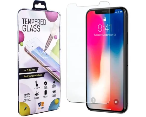 Скло захисне Drobak Apple iPhone X (474739)