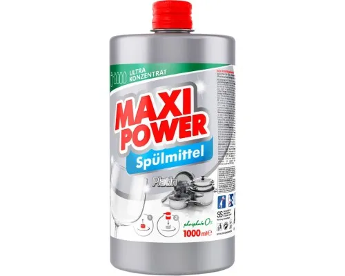 Засіб для ручного миття посуду Maxi Power Платинум запаска 1000 мл (4823098408475)