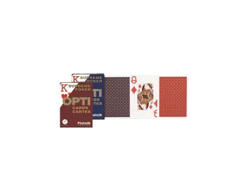 Карты игральные Piatnik Опти покерные, 1 колода х 55 карт (PT-141911)