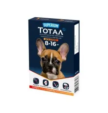 Таблетки для тварин SUPERIUM Тотал тотального спектру дії для собак 8-16 кг (4823089348797)