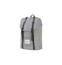 Рюкзак школьный Bodachel 46*16*30 см серый (BS09-08)