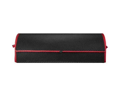 Сумка-органайзер EVAtech XL-PRO 32x100x30 см. Ромб чорний з червоним кантом (BS13643OX3RBR)