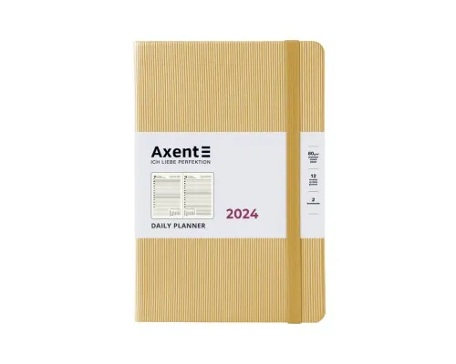 Тижневик Axent 2024 Partner Lines 145 х 210, пісочний (8815-24-53-A)