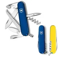 Ніж Victorinox Camper Ukraine 91 мм Синьо-жовтий (1.3613.2.8)