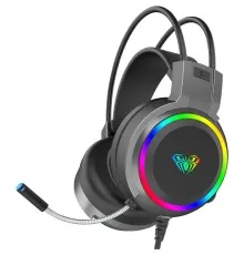 Наушники Aula S608 Wired Gaming Headset 3.5mm*2 + USB Black (6948391235509)