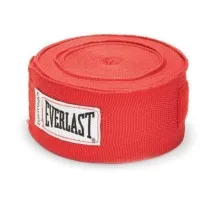 Бинт для спорту Everlast Pro Style Hand Wraps 180 х 2 червоний Уні 180 (457,2см) (723771-71-4)