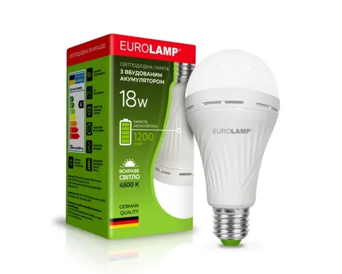 Лампочка Eurolamp А90 18W E27 4500K (LED-A90-18274(EM))