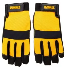 Защитные перчатки DeWALT разм. L/9, с накладками на ладони и пальцах (DPG21L)