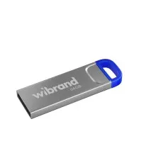 USB флеш накопитель Wibrand 64GB Falcon Silver-Blue USB 2.0 (WI2.0/FA64U7U)