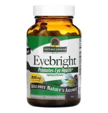 Трави Nature's Answer Очанка для очей, 800 мг, Eyebright, 90 вегетаріанських капсул (NTA-16210)