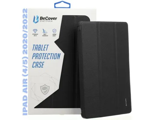 Чехол для планшета BeCover Tri Fold Hard TPU Apple iPad Air (4/5) 2020/2022 10.9" Black (711106)