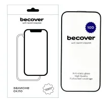 Скло захисне BeCover Apple iPhone 14 10D Black (711325)
