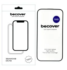 Стекло защитное BeCover Apple iPhone 14 10D Black (711325)