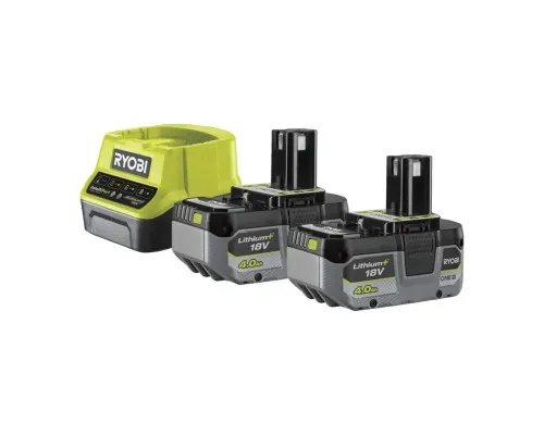 Набір акумулятор + зарядний пристрій Ryobi ONE+ RC18120-242X, 18V, 1х2Ah, 1х4Ah, ЗП 2A (5133005961)