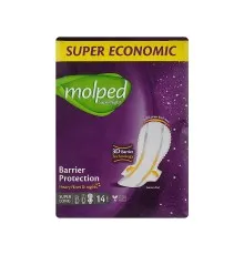 Гигиенические прокладки Molped SuperNight Super Long 35 см 14 шт. (8690536829187)