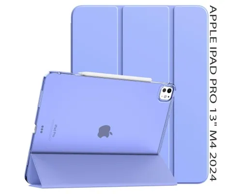 Чехол для планшета BeCover Tri Fold Hard Apple iPad Pro 13" M4 2024 Purple (711733)