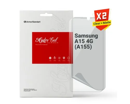 Пленка защитная Armorstandart Kit Clear + Matte Samsung A15 4G (A155) (ARM80702)