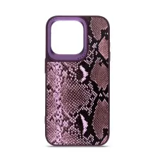 Чехол для мобильного телефона Harder Genuine Snake Apple iPhone 14 Pro Dark Purple (ARM76788)