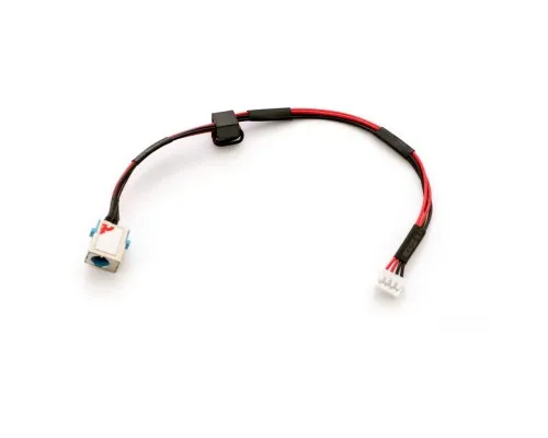 Разъем питания ноутбука с кабелем для Acer PJ253 (5.5mm x 1.7mm), 4-pin, 19 см Универсальный (A49044)
