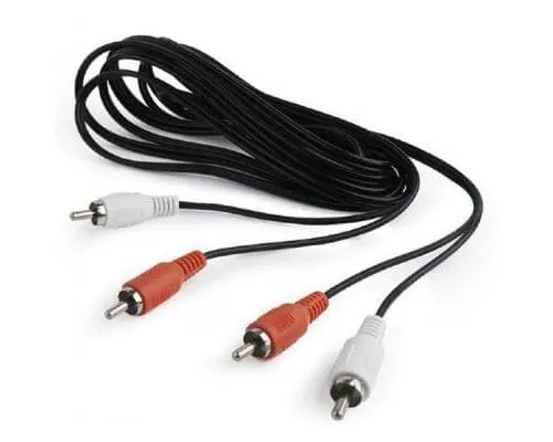 Кабель мультимедійний 2RCA to 2RCA 5.0m Cablexpert (CCA-2R2R-5M)