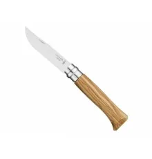 Нож Opinel №8 Inox VRI, рукоять - олива, в коробке (002020)