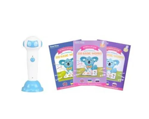 Интерактивная игрушка Smart Koala + Книга Интерактивная Smart Koala English (1, 2, 3 сезон) (SKS0123BW)