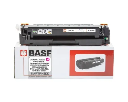 Картридж BASF Canon 045H, 1244C002/CF403X/201X Magenta (KT-045HM-U)