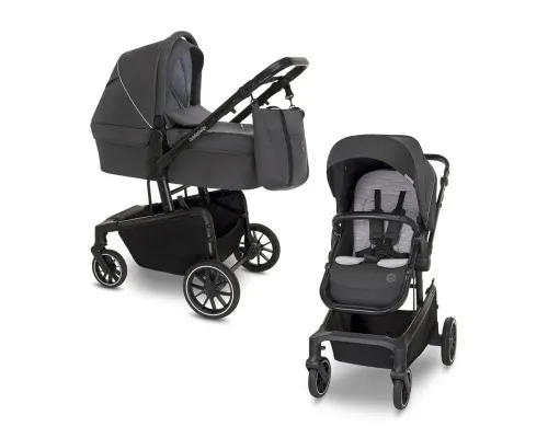 Коляска Baby Design 2 в 1 ZOY 17 GRAPHITE (204166)