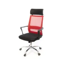 Офісне крісло Аклас Крокус CH TILT Чорний (Чорний Червоний) (10047592)