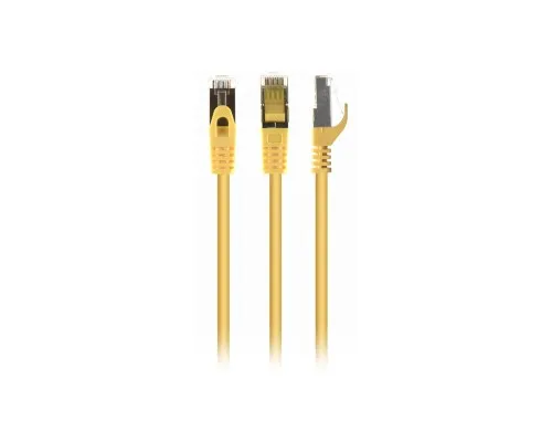 Патч-корд 1.5м S/FTP Cat 6A CU LSZH yellow Cablexpert (PP6A-LSZHCU-Y-1.5M)