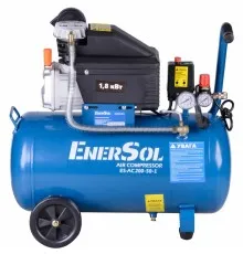 Компресор Enersol поршневий 200 л/хв, 1.8 кВт, вага 31 кг (ES-AC200-50-1)