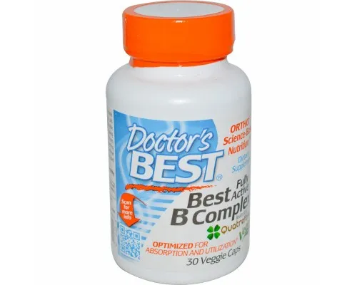 Витамин Doctor's Best Полностью Активированный Комплекс Витаминов Группы В, (DRB00299)