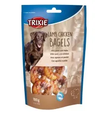 Ласощі для собак Trixie Premio Lamb Chicken Bagles кільця ягня/курка 100 г (4011905317076)