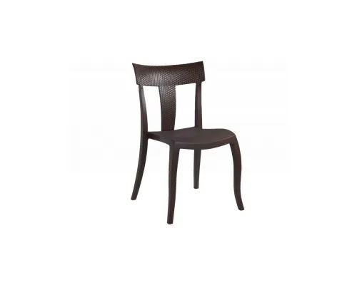 Кухонний стілець PAPATYA toro-s під ротанг темно коричневий (2194)