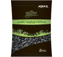 Ґрунт для акваріума AquaEl базальтовий гравій 2 кг (2-4 мм) чорний (5905546209694)