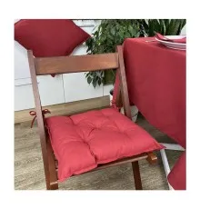 Подушка на стілець Прованс Бордо 40х40 (4823093430044)