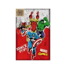 Стикер-наклейка ABYstyle Постер Marvel "Heroes 1939" (Герои 1939) 91.5x61 см (ABYDCO421)