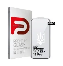 Скло захисне Armorstandart Pro 3D LE Apple iPhone 14 / 13 / 13 Pro Black (ARM65654)